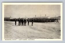 Camp Roberts CA-California, Regimental Review, Antique, Vintage Postcard picture