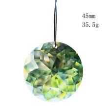 45MM Faceted Round Prism Crystal 2PC Fengshui Hanging chandelier Suncatcher DIY picture