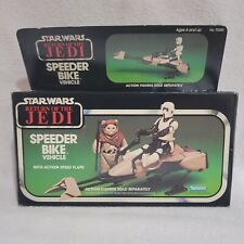 Star Wars Speeder Bike Vehicle 1983 Complete With Coin (251) picture