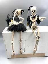 Katherine’s Collection Maid & Butler Skeletons  Wayne Kleski (?) Halloween picture