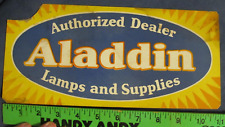 VINTAGE 1930s ? ALADDIN LAMP Authorized Dealer, original, 11