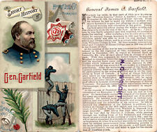 N114 Duke, History Of Generals, Civil War, 1888, Garfield, James (B) picture