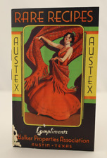 Walker's Austin Texas Red Devil Advertisements Rare Recipe's Booklet c.1930's picture