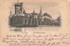 Postcard Antique 1899 Franzensburg Austria Medieval Style Castle Bet 1801 & 1836 picture