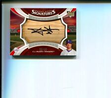C. J. Wilson Texas Rangers 2006 Sweet Spot Signatures Bat Signed Autograph Card picture