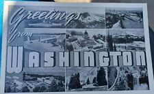 WASHINGTON WA - Greetings From Washington Many Scenes Postcard - 1908 picture