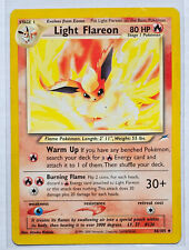 LIGHT FLAREON 46/105 Neo Destiny Pokemon card - Uncommon LP picture