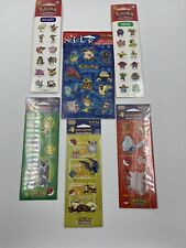Vtg 1999 Pokemon Stickers Nintendo Lot of 6 SEALED NWT NOS New picture