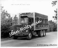 8x10 Orig Stan Holtzman b&w photo -  1954 KW half-cab #2 INLAND MOTOR FREIGHT picture