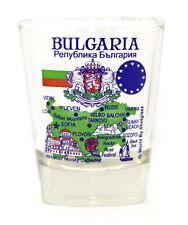 BULGARIA EU SERIES LANDMARKS AND ICONS COLLAGE SHOT GLASS SHOTGLASS picture