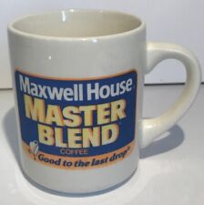 Vtg Maxwell House Coffee Cup Mug Master Blend Good to The Last Drop Advertising picture