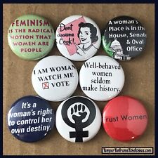 Women's Rights -1” Buttons- 8 Pack picture