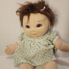 Soft Sculpt Vintage Blue Eyed  Doll Brown Hair picture