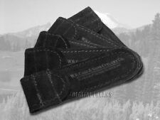 Case xx 5 Small Black Suede Leather Pouch for Pocket Knives 9066 picture