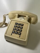 VINTAGE NORTHERN TELECOM BELL PUSH BUTTON PHONE BEIGE TELEPHONE picture