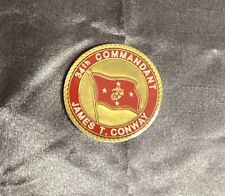 USMC General James T Conway 34th Commandant of the Marine Corps Challenge Coin picture