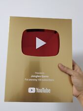 YouTube gold/red  playback buttons (customize your name)BestQualityGuarantee picture
