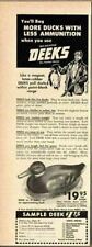 1951 Print Ad Deeks Self Inflating Latex-Rubber Duck Decoys Salt Lake City,Utah picture