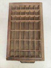 Vintage Letterpress Shadow Box Wooden Wall Decoration picture