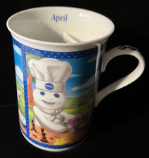 2001 Danbury Mint Pillsbury Doughboy Coffee Mug APRIL Easter Basket Abundance picture