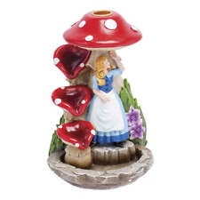 Fujima Alice In Wonderland Mushroom Backflow Incense Burner - 6.75