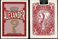 1 DECK Ask Alexander playing cards from Conjuring Arts R.C. Cambric finish  picture