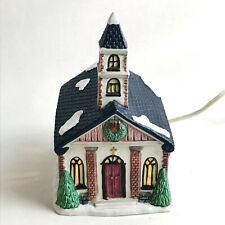 Trim A Home Christmas Village Church 1994 Includes Light Cord 7 1/2