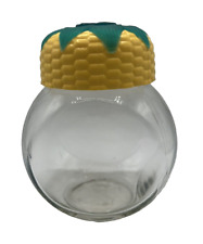 Solmaz Mercan Corn Glass Canister Lidded Jar picture