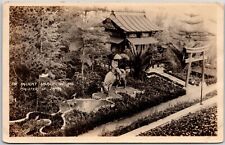 RPPC Real Photo Postcard CA California Hollywood Confucius & Sacred Ox Of Japan picture