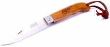 MAM Sportive Folding Knife - Stainless Blade, Wood Grip W/ Lanyard  - Portugal picture