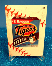 2016 Wacky Packages Baseball Series Lace Parallel -DETROIT TIGERS LITTER- #53 picture