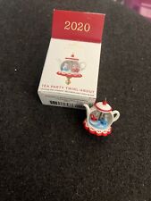 TeaParty Twirl About Miniature Mice Teapot 2020 Hallmark Mini Keepsake Ornament picture