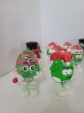 Lot of 13 M&M's Minis Candy Dispensers Holiday Christmas Reindeer Santa Hats  picture