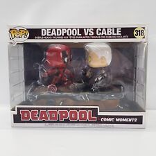 Funko Pop Marvel Deadpool Comic Moments Deadpool VS Cable #318 Vaulted Bobble picture