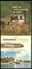 Bahamas Airways Out Islands Tours airline folder 1960s picture