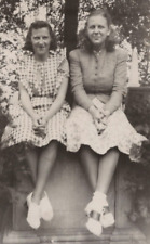 3C Photograph Young Women 2 Girls Portrait 1930-40's 5x7 picture