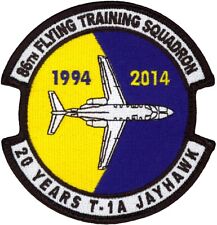 USAF 86th FLYING TRAINING SQUADRON PATCH -  T-1A 20 YEARS picture