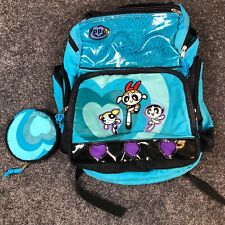 2001 Powerpuff Girls Backpack  Embroidered Cartoon Network CD Case PPG picture