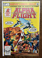 Alpha Flight #1 Marvel 1983 1st Appearance Puck John Byrne Nice Copy NM- picture