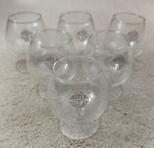Vintage Set Of 6 Knights Of Columbus Snifter Glasses W/ Logo picture