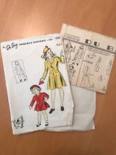 1950s Vintage Children’s Patterns Du Barry 5568 Coat Sz 2 Jacket Complete picture