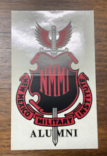Vintage New Old Stock NMMI New Mexico Military Institute Decal picture
