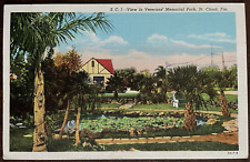 Postcard St. Cloud Florida Veterans' Memorial Park Vintage picture