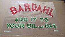 25 Vintage BARDAHL ADD IT TO YOUR OIL & GAS Clear Vinyl Cling To Window Signs picture