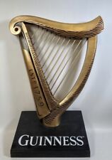 Guinness Guilded Harp Irish Beer Counter Top Bar Display Advertisement NIB picture