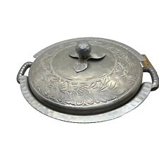 Everlast Covered Casserole Hand Forged Hammered Aluminum Vintage Kitchenalia picture