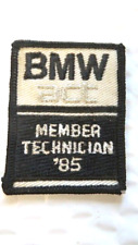 BMW ACT Member Technician 1985 Embroidered Patch Automotive Motorcycle 2.5” x 2” picture