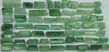 134 Ct Natural Green Color Tourmaline Rough Afghani Crystals Lot picture