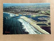 Postcard Ventura CA California Marina Coast Beach Aerial View Vintage PC picture