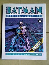 BATMAN DIGITAL JUSTICE HARDCOVER GRAPHIC NOVEL  1ST PRINT DC COMICS  1990  picture